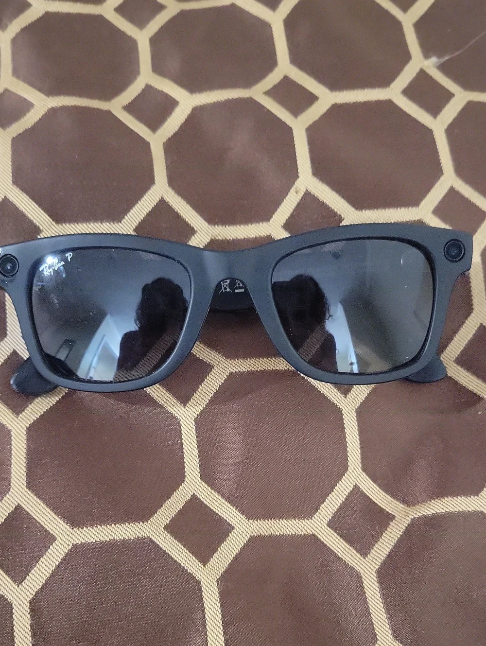 Ray-Ban Matte Black Wayfarer Sunglasses with Dark Lenses